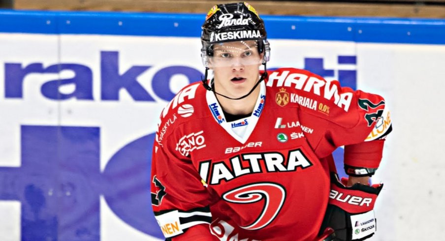 Joakim Kemell playing for JYP in Liiga