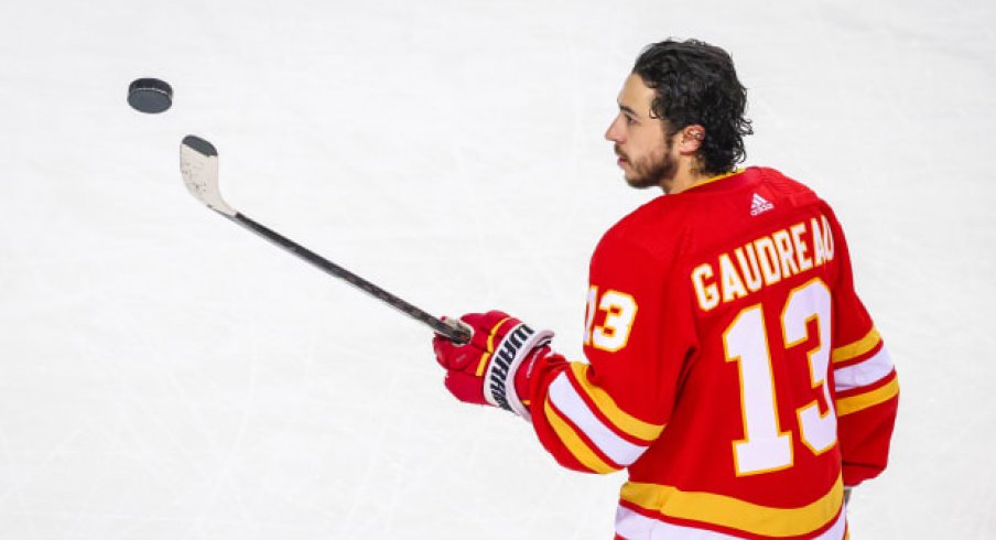 Columbus Blue Jackets fans pack scrimmage to see Johnny Gaudreau