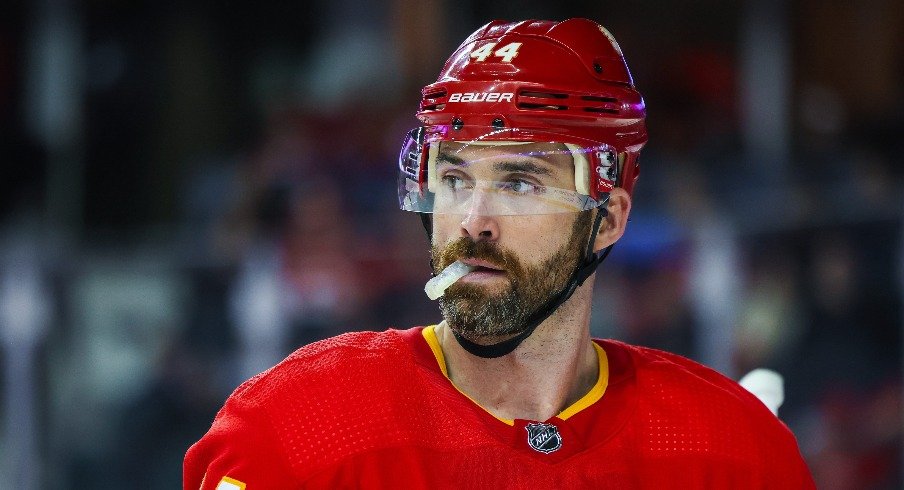 Erik Gudbranson signed a four-year deal with the Columbus Blue Jackets last month. 