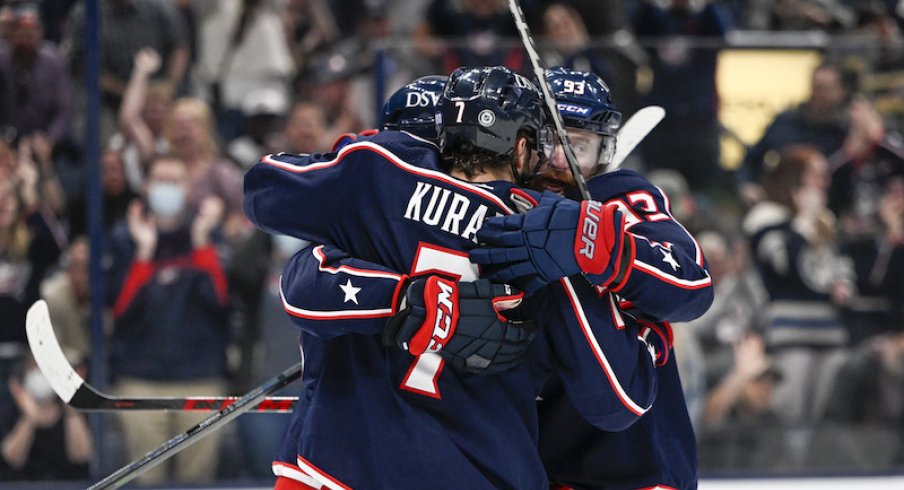 Columbus Blue Jackets on X: Sneak peak of our green warmup