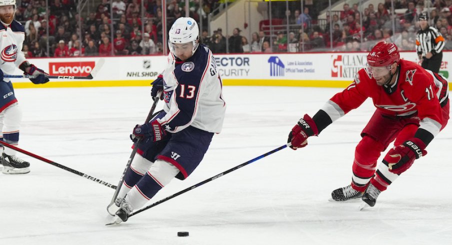 Columbus Blue Jackets fans pack scrimmage to see Johnny Gaudreau