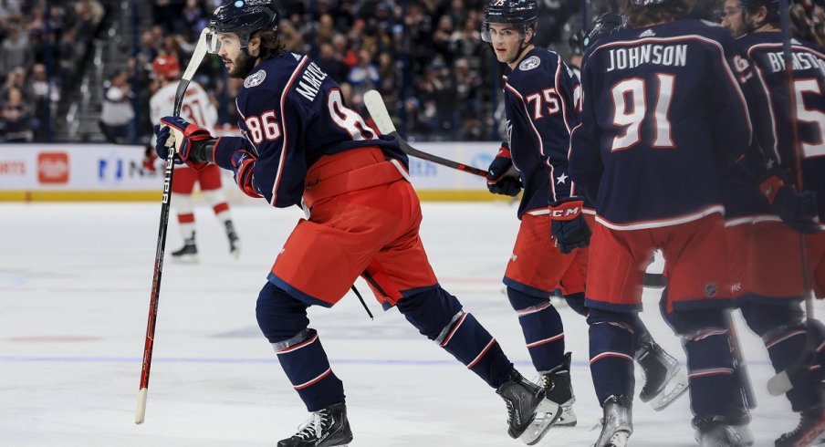 Kirill Marchenko celebrates a goal