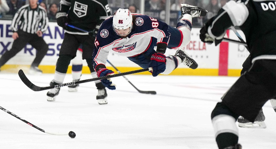 After a decent opening period, the final 40 minutes were a significant struggle for the Columbus Blue Jackets in Los Angeles on Tuesday against the Kings. 