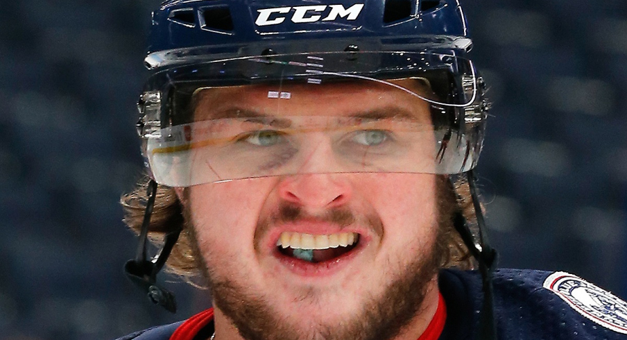 Columbus Blue Jackets forward Trey Fix-Wolansky