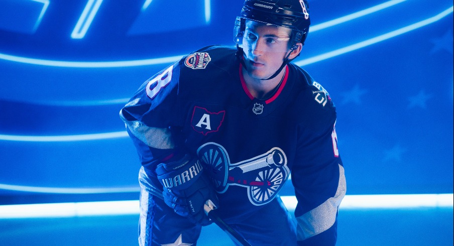 They're Here: Blue Jackets, Red Wings Unveil Sweaters To Be Worn