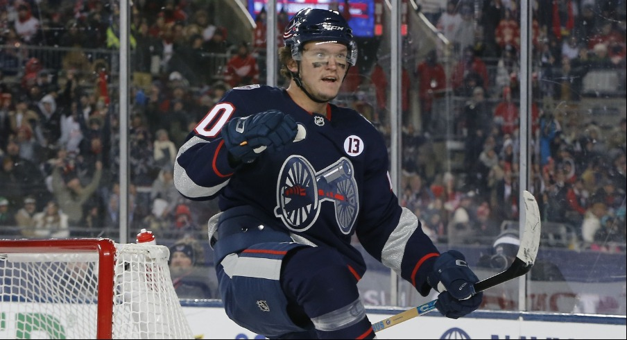 The Columbus Blue Jackets signed Dmitri Voronkov to a two-year, $8.35M contract Saturday, keeping the Big Boss in the capital city.