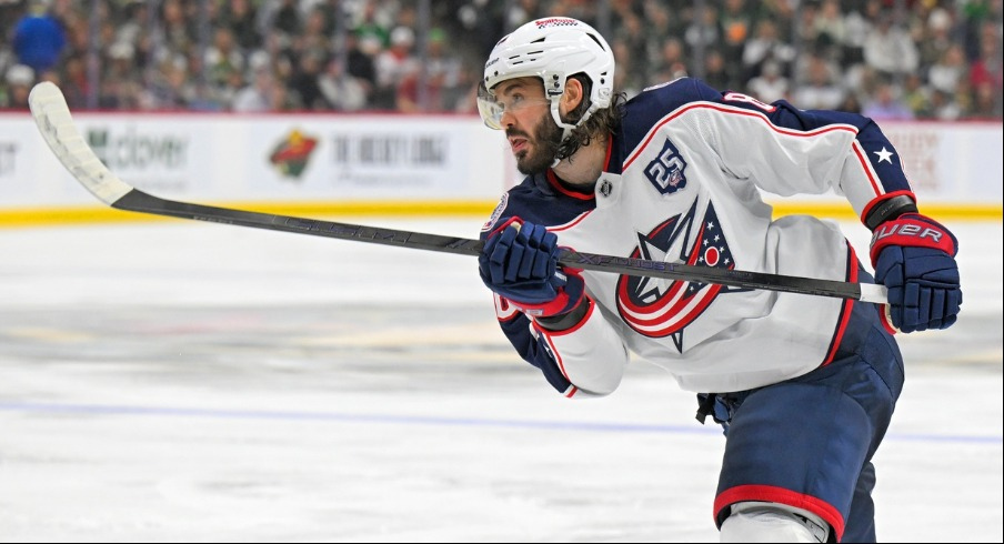 Three Things from a high-octane dub: Kirill Marchenko's hat trick, Elvis Merzlikins sharp play lead Blue Jackets to 7-4 win in Minnesota.