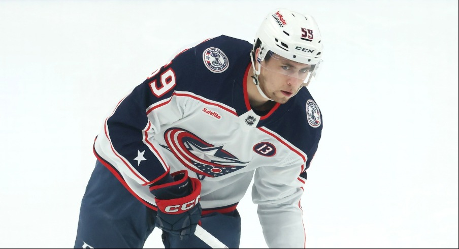Yegor Chinakhov is set for his season debut and Elvis Merzlikins is in net as the Columbus Blue Jackets face the Colorado Avalanche on Thursday night at Nationwide Arena.