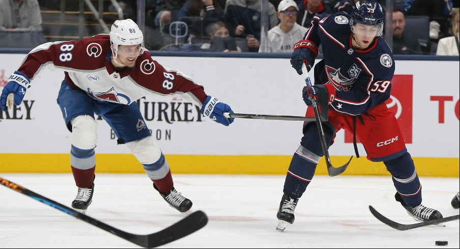 "More and more calls are coming in" on Blue Jackets forward Yegor Chinakhov, according to a Thursday evening report from Pierre Lebrun.