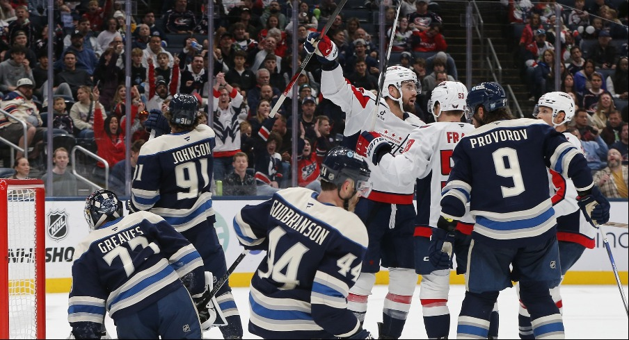 Columbus played better than the final score would show Friday night, but a loss is a loss as the Blue Jackets were downed 5-1 by the Washington Capitals on home ice.