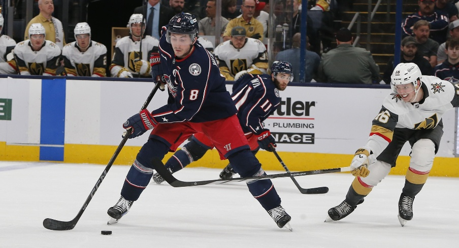 Jet Greaves will get the start, Zach Werenski will look to stay hot, and the Columbus Blue Jackets will look to end a four-game losing streak Saturday night when they face the Vegas Golden Knights.