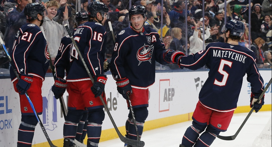 CBJ 4, ANA 3: Fantilli's OT Heroics Snap Jackets' Skid | 1st Ohio