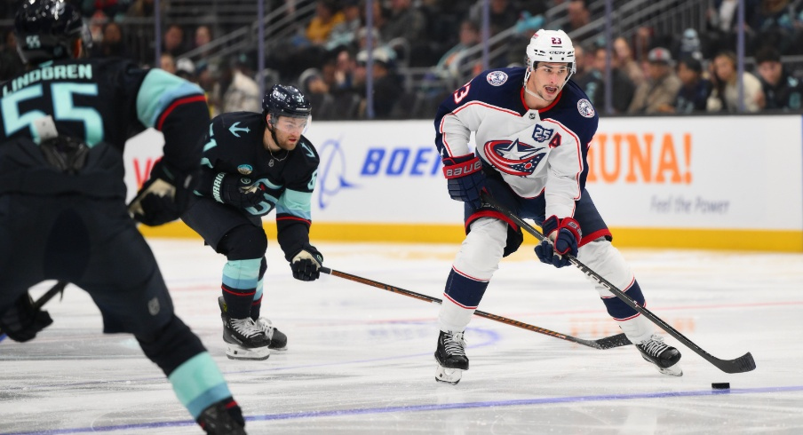 The Columbus Blue Jackets look to make it a dozen straight games with at least a point and also aim to complete a perfect homestand when the Seattle Kraken come to town for a 5:00 p.m. puck-drop.